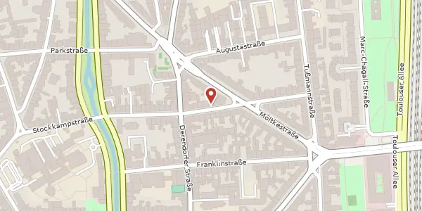Karte der Umgebung von Liebigstr. 10, 40479 Düsseldorf