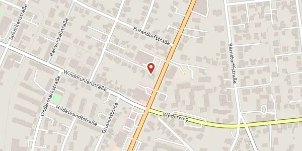 Karte der Umgebung von Hannoversche Heerstraße 36, 29221 Celle