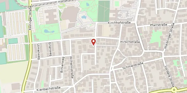 Karte der Umgebung von Untere Schwabstraße 53, 70734 Fellbach