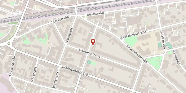 Karte der Umgebung von Fultonstraße 8, 14482 Potsdam