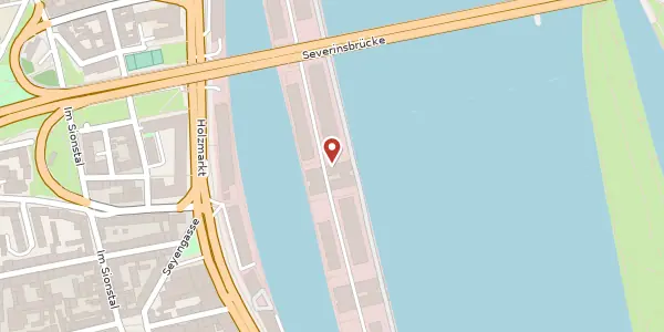 Karte der Umgebung von Im Zollhafen 12, 50678 Köln