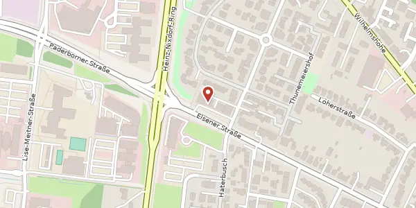 Karte der Umgebung von Elsener Str. 92-94, 33102 Paderborn