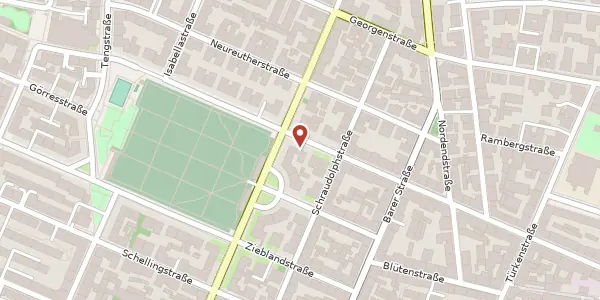 Karte der Umgebung von Adalbertstr. 57, 80799 München
