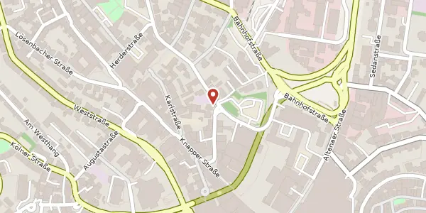 Karte der Umgebung von Friedrichstr. 9a, 58507 Lüdenscheid