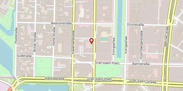 Karte der Umgebung von Neuer Stahlhof / Breite Str. 69, 40213 Düsseldorf