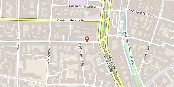 Karte der Umgebung von Landwehrstr. 7, 80336 München