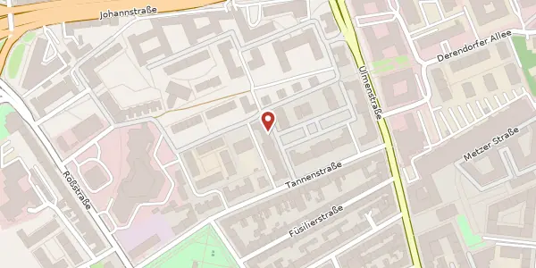 Karte der Umgebung von Tannenstr. 32, 40476 Düsseldorf