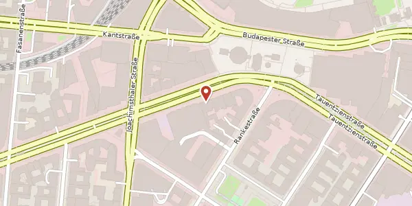 Karte der Umgebung von Kurfürstendamm 234, 10719 Berlin