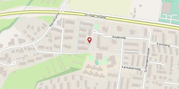 Karte der Umgebung von Rodeweg 21, 22117 Hamburg