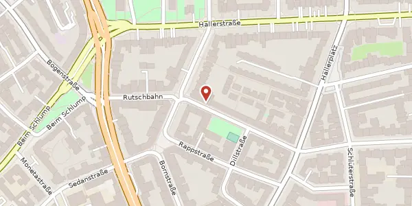 Karte der Umgebung von Rutschbahn 19, 20146 Hamburg