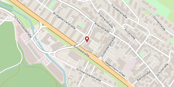 Karte der Umgebung von Murgstraße 3, 76532 Baden-Baden