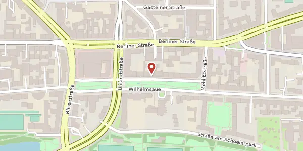 Karte der Umgebung von Wilhelmsaue 19, 10715 Berlin