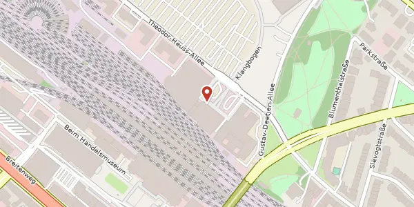 Karte der Umgebung von Willy-Brandt-Platz 3, 28215 Bremen