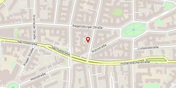 Karte der Umgebung von Ansbacher Straße 74, 10777 Berlin