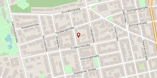 Karte der Umgebung von Freiherr-vom-Stein-Str. 46, 60323 Frankfurt
