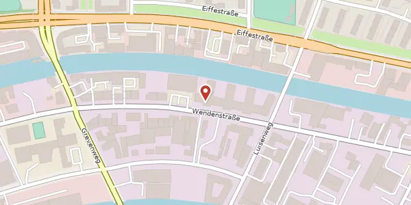 Karte der Umgebung von Wendenstraße 375, 20537 Hamburg