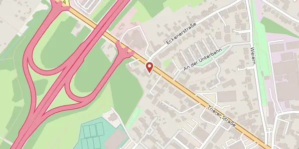 Karte der Umgebung von Trierer Straße 622, 52078 Aachen