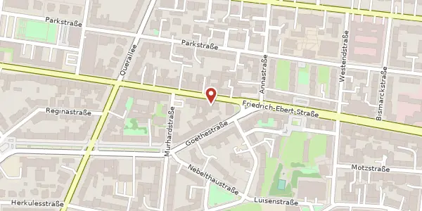 Karte der Umgebung von Friedrich-Ebert-Straße 79, 34119 Kassel