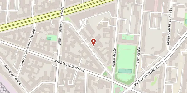 Karte der Umgebung von Johann-Georg-Straße 6, 10709 Berlin