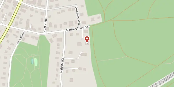 Karte der Umgebung von Bismarckstraße 22, 21465 Reinbek