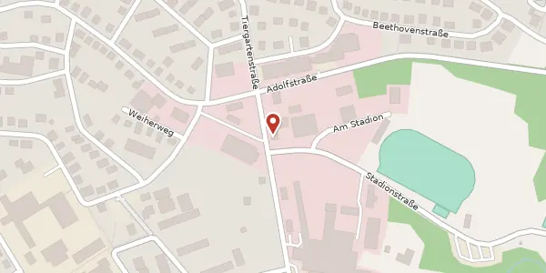 Karte der Umgebung von Tiergartenstraße 17, 56457 Westerburg