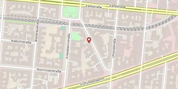 Karte der Umgebung von Grolmanstraße 30, 10623 Berlin