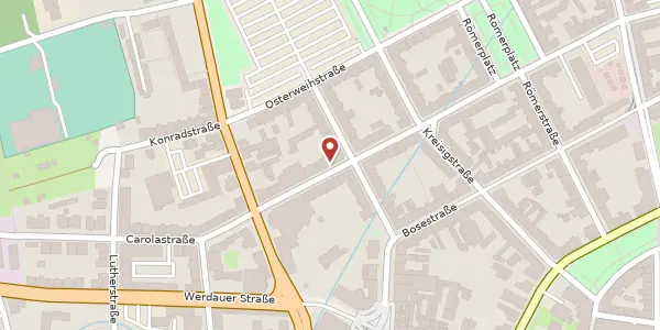 Karte der Umgebung von Moritzstraße 9, 08056 Zwickau