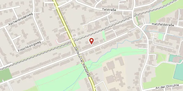 Karte der Umgebung von Dabringhauser Str. 129a, 51069 Köln