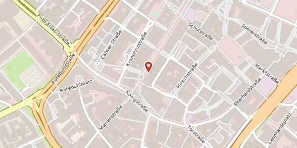 Karte der Umgebung von Königstraße 43a, 70173 Stuttgart