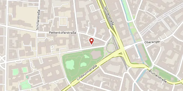 Karte der Umgebung von Nußbaumstraße 6, 80336 München