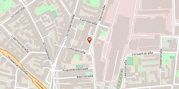 Karte der Umgebung von Sternstraße 69, 20357 Hamburg