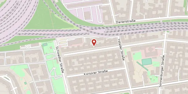 Karte der Umgebung von Kopenhagener Straße 31 a, 10437 Berlin