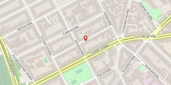 Karte der Umgebung von Seydlitzstr. 23, 40476 Düsseldorf
