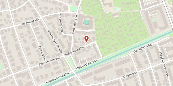 Karte der Umgebung von Paduanostr. 7, 80638 München