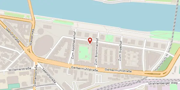 Karte der Umgebung von Zum Laurenburger Hof 12, 60594 Frankfurt