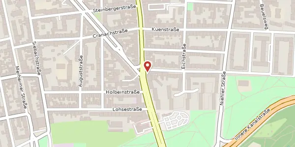 Karte der Umgebung von Neusserstr. 182, 50733 Köln