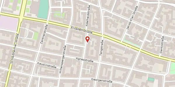 Karte der Umgebung von Adelheidstr. 28, 80798 München