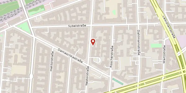 Karte der Umgebung von Droysenstraße 11, 10629 Berlin