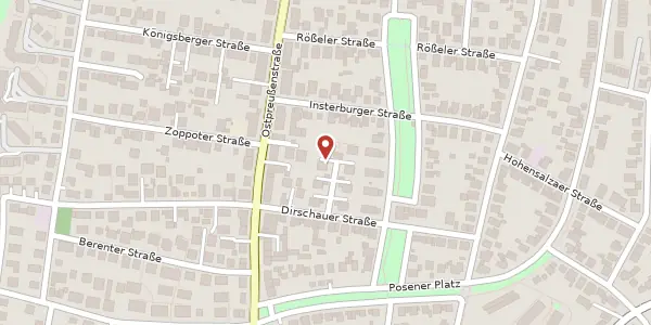 Karte der Umgebung von Gumbinnenstr. 9, 81929 München