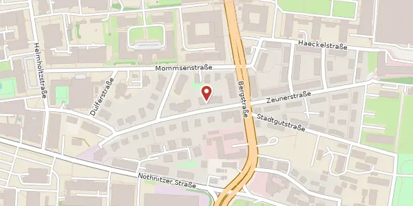 Karte der Umgebung von Zeunerstraße 76, 01069 Dresden