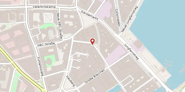 Karte der Umgebung von Poststraße 37, 20354 Hamburg