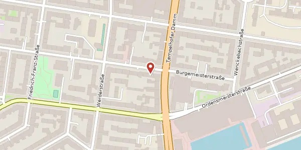 Karte der Umgebung von Burgemeisterstraße 80, 12103 Berlin