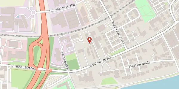 Karte der Umgebung von Erbacher Str. 17c, 65343 Eltville