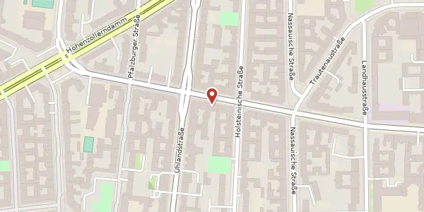Karte der Umgebung von Güntzelstraße 42, 10717 Berlin