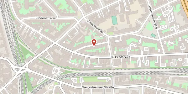 Karte der Umgebung von Wülfrather Str. 7, 40223 Düsseldorf