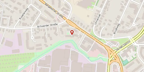 Karte der Umgebung von Billwerder Straße 5b, 21033 Hamburg