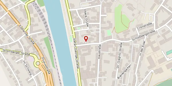 Karte der Umgebung von Schlossbergstraße 5, 55411 Bingen am Rhein