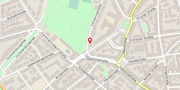 Karte der Umgebung von Comeniusstraße 2, 60389 Frankfurt