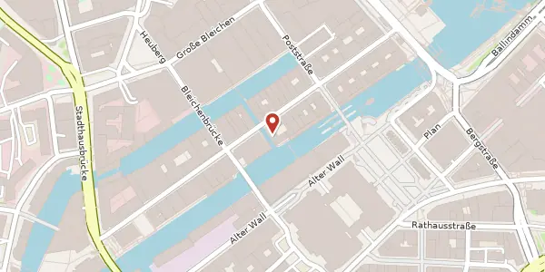 Karte der Umgebung von Neuer Wall 41, 20354 Hamburg
