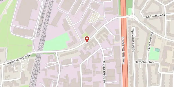 Karte der Umgebung von Sandreuthstr. 28, 90441 Nürnberg